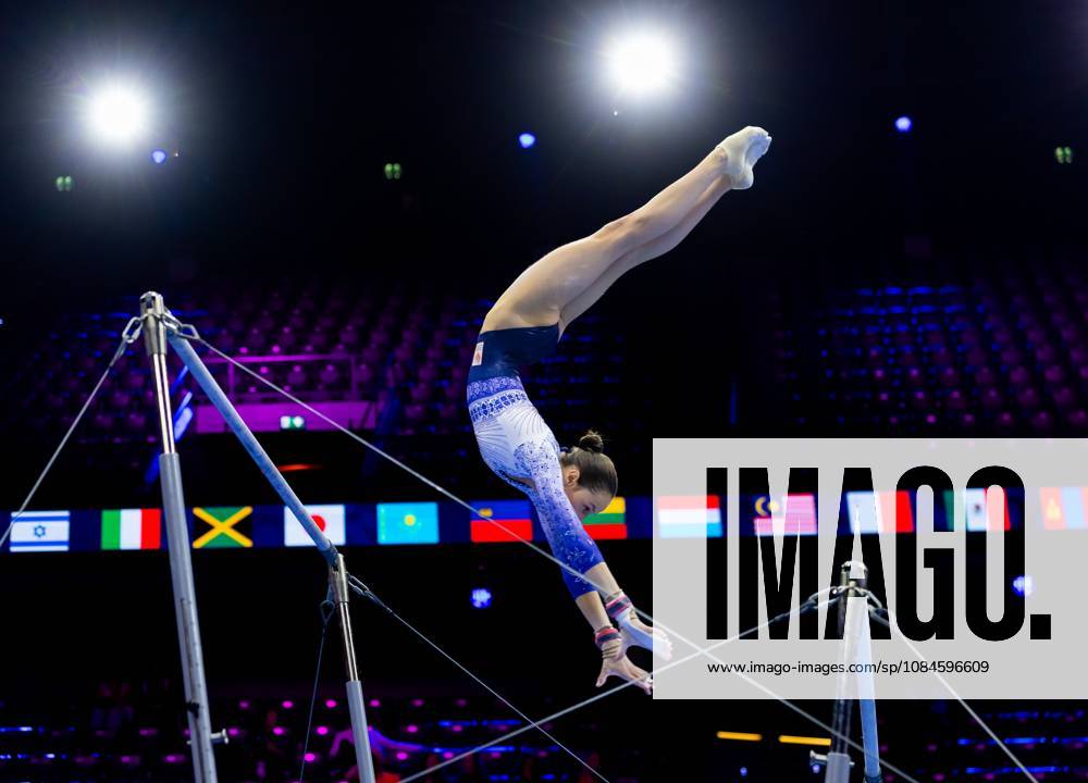 ROTTERDAM - Naomi Visser during podium training at the World Gymnastics Championships in Ahoy Rotterdam. IRIS VAN DEN BROEK ANP ANPxSportx IVx 572627352 originalFilename: 572627352