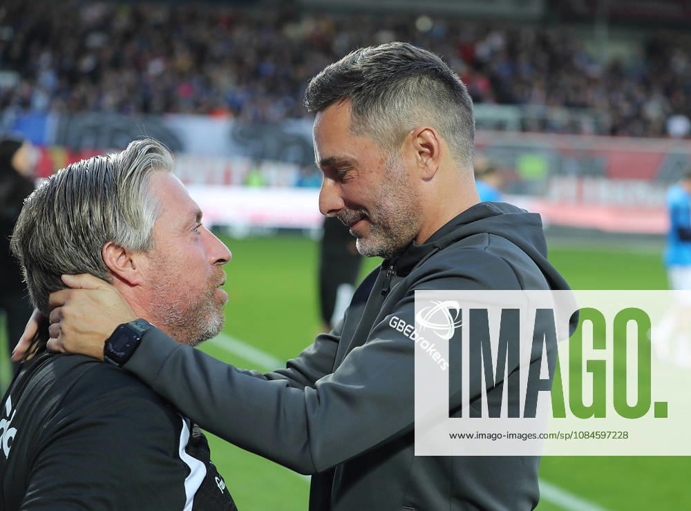 Co Trainer Michael Wimmer (KIEL) , Trainer Stefan Leitl (Hertha BSC Berlin) Fussball, Herren, Saison 2026 2027, 2.BL, Holstein Stadion, Holstein Kiel gegen Hertha BSC Berlin DFL REGULATIONS PROHIBIT ANY USE OF PHOTOGRAPHS AS IMAGE SEQUENCES AND OR QUASI-VIDEO.