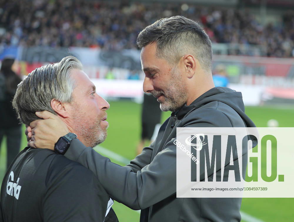 Co Trainer Michael Wimmer (KIEL) , Trainer Stefan Leitl (Hertha BSC Berlin) Fussball, Herren, Saison 2026 2027, 2.BL, Holstein Stadion, Holstein Kiel gegen Hertha BSC Berlin DFL REGULATIONS PROHIBIT ANY USE OF PHOTOGRAPHS AS IMAGE SEQUENCES AND OR QUASI-VIDEO.