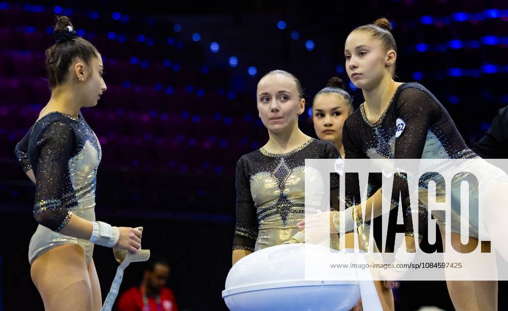 ROTTERDAM - The Russian gymnastics team in the run-up to the World Championships in Ahoy Rotterdam. Earlier this year, the International Gymnastics Federation lifted Russia s suspension for aggression against Ukraine, but the rules of the European Union and the Netherlands require that Russia cannot compete under its own flag. For this reason, the country is competing under the name World Gymnastics 2. IRIS VAN DEN BROEK ANP ANPxSportx IVx 572631068 originalFilename: 572631068