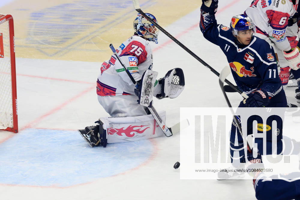 DEU, GER, Eishockey, 9.Spieltag, Saison 2026 27, Berlin, Eisbaeren Berlin vs. RB Muenchen 1:1 durch RYAN MURPHY ( RedBull Muenchen 24 ), Jonas Neffin ( Eisbaeren Berlin 75 ), Markus Eisenschmid ( RedBull Muenchen 11 ) nordphoto GmbH Engler Berlin Uber-Arena Berlin Deutschland