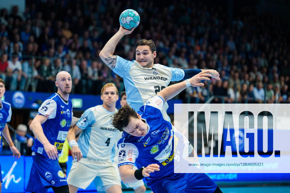 Ludvig Hallbaeck (VfL Gummersbach, 20), GER, ThSV Eisenach gegen VfL Gummersbach, 1. Opel Handballbundesliga, Handball, 9.Spieltag, Saison 2026 2027, 20.00 Uhr, 16.10.2026 GER, ThSV Eisenach gegen VfL Gummersbach, 1. Opel Handballbundesliga, Handball, 9.Spieltag, Saison 2026 2027, 20.00 Uhr, 16.10.2026 Eisenach