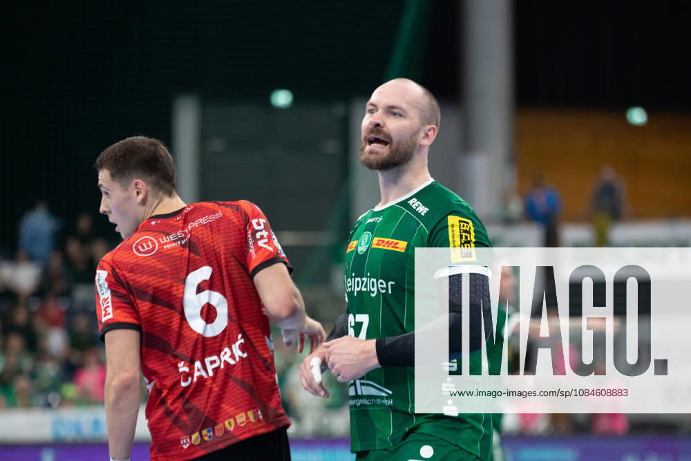 Handball, HBL2: SC DHfK Leipzig - ASV Hamm-Westfalen; 16.10.2026 Moritz Preuss (67, SC DHfK Leipzig). Handball, 2. Bundesliga, Saison 2026 2027, 8. Spieltag: SC DHfK Leipzig vs. ASV Hamm-Westfalen am 16.10.2026 in der Quarterback Immobilien Arena Leipzig.