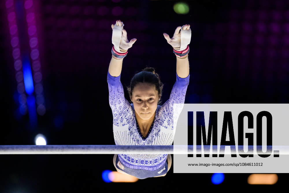 Naomi Visser of Netherlands at a women’s podium training session during day -1 of the 2026 Artistic Gymnastics World Championships on October 16, 2026 in Rotterdam. Photo: Joel Marklund BILDBYRÅN kod JM JM0858 bbeng artistisk gymnastik artistic gymnastics gymnastik-vm vm artistic gymnastics world championships dam