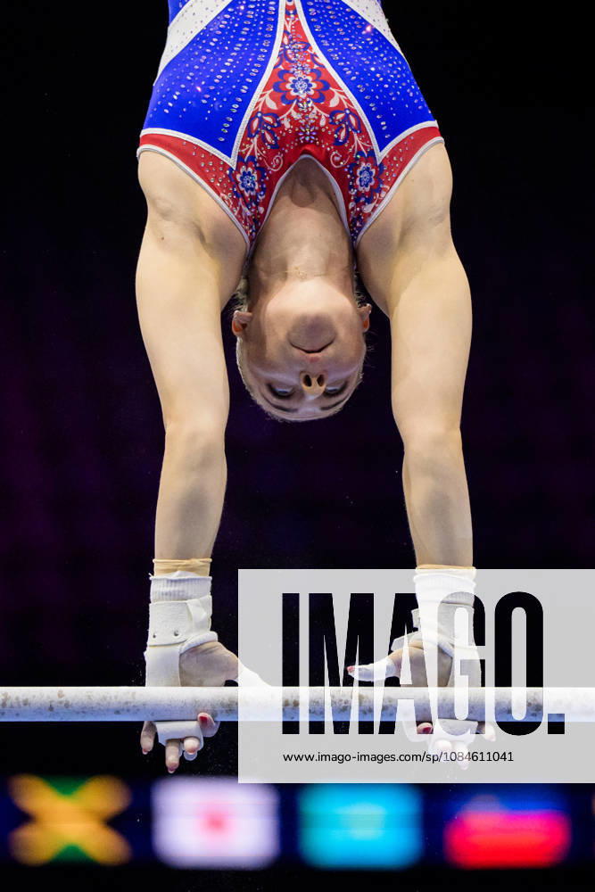 Barbora Kundrat of Slovakia at a women’s podium training session during day -1 of the 2026 Artistic Gymnastics World Championships on October 16, 2026 in Rotterdam. Photo: Joel Marklund BILDBYRÅN kod JM JM0858 bbeng artistisk gymnastik artistic gymnastics gymnastik-vm vm artistic gymnastics world championships dam
