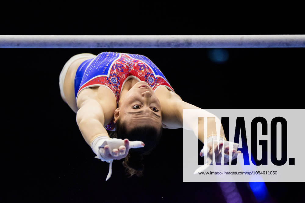 Barbora Kundrat of Slovakia at a women’s podium training session during day -1 of the 2026 Artistic Gymnastics World Championships on October 16, 2026 in Rotterdam. Photo: Joel Marklund BILDBYRÅN kod JM JM0858 bbeng artistisk gymnastik artistic gymnastics gymnastik-vm vm artistic gymnastics world championships dam