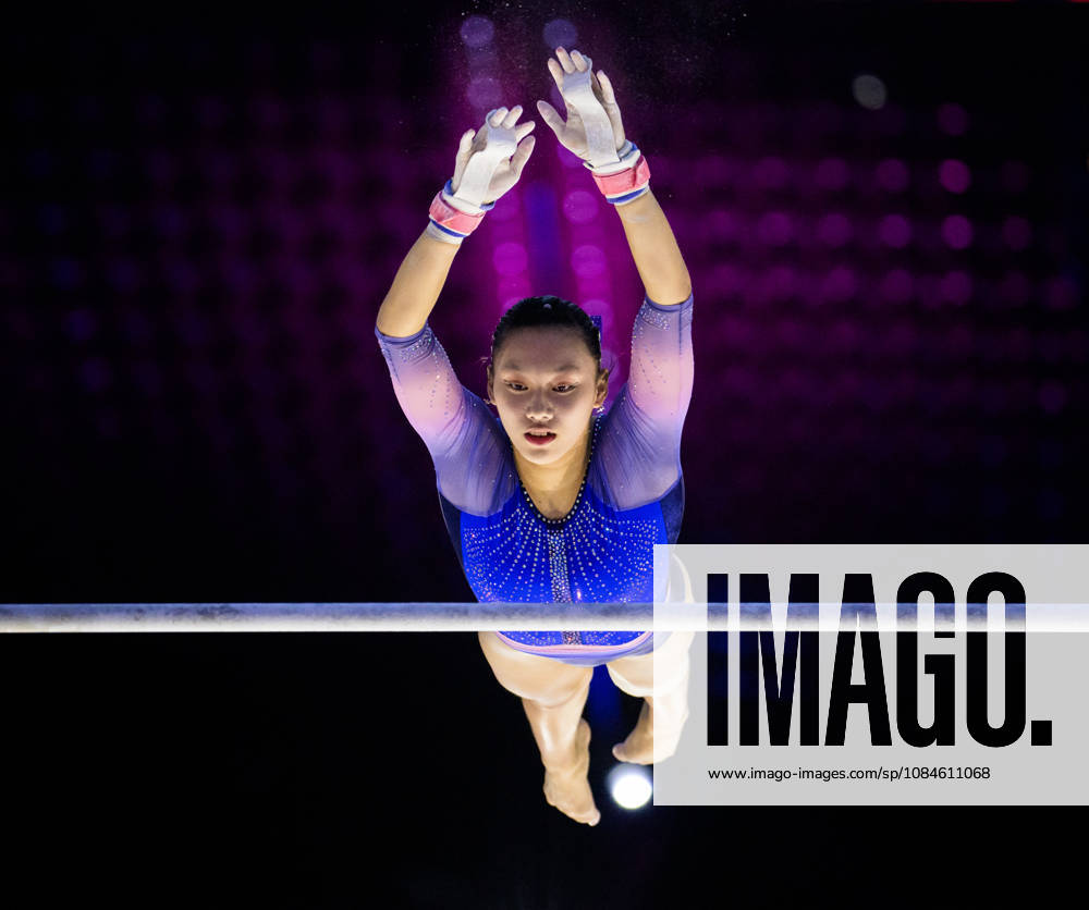 Pan Cai-Chen of Taiwan at a women’s podium training session during day -1 of the 2026 Artistic Gymnastics World Championships on October 16, 2026 in Rotterdam. Photo: Joel Marklund BILDBYRÅN kod JM JM0858 bbeng artistisk gymnastik artistic gymnastics gymnastik-vm vm artistic gymnastics world championships dam