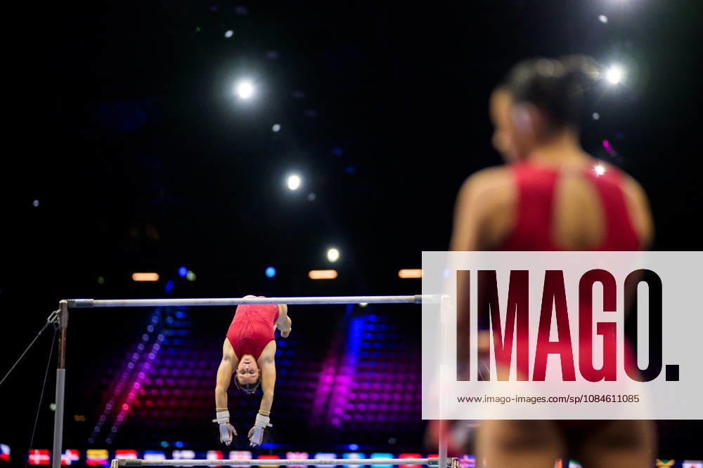 Abigail Martin of Great Britain at a women’s podium training session during day -1 of the 2026 Artistic Gymnastics World Championships on October 16, 2026 in Rotterdam. Photo: Joel Marklund BILDBYRÅN kod JM JM0858 bbeng artistisk gymnastik artistic gymnastics gymnastik-vm vm artistic gymnastics world championships dam