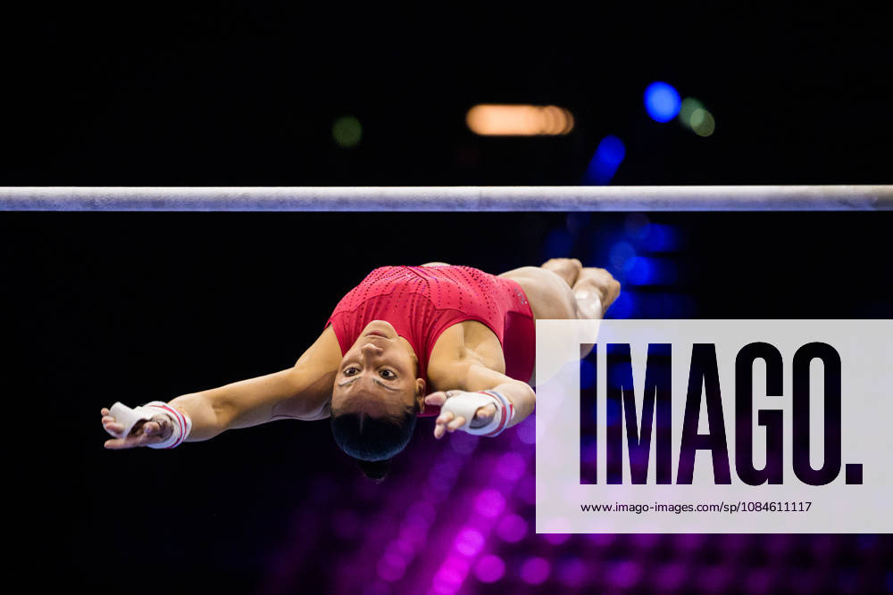 Becky Downie of Great Britain at a women’s podium training session during day -1 of the 2026 Artistic Gymnastics World Championships on October 16, 2026 in Rotterdam. Photo: Joel Marklund BILDBYRÅN kod JM JM0858 bbeng artistisk gymnastik artistic gymnastics gymnastik-vm vm artistic gymnastics world championships dam