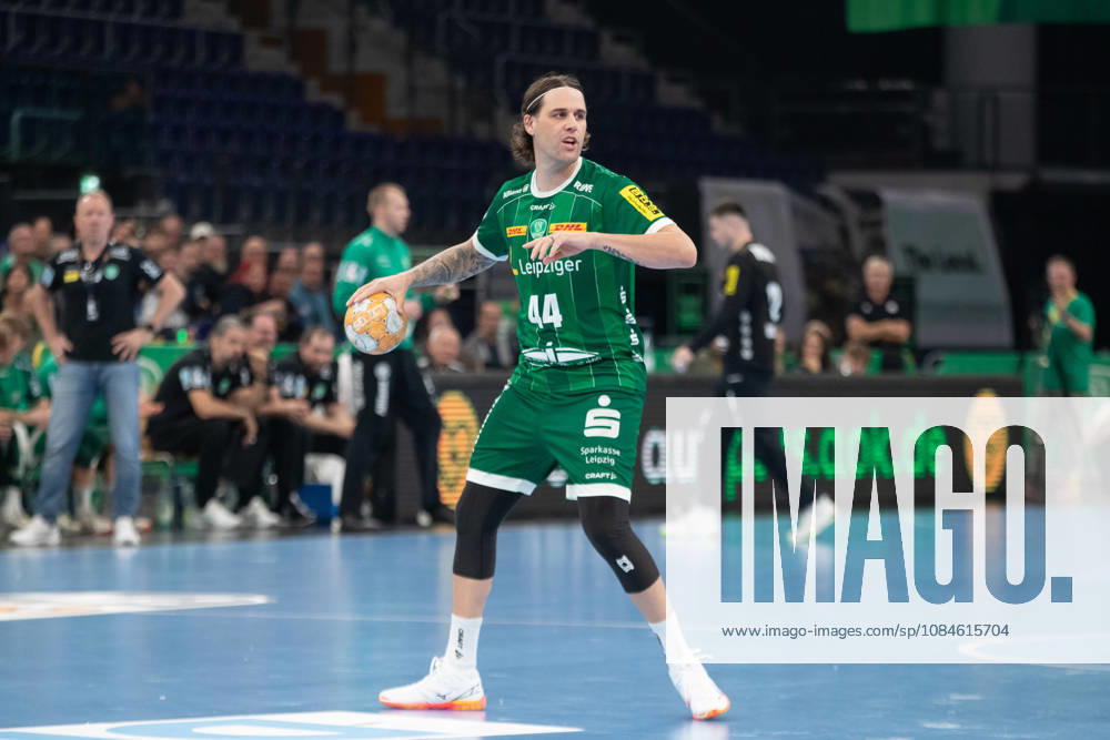 Handball, HBL2: SC DHfK Leipzig - ASV Hamm-Westfalen; 16.10.2026 Dean Bombac (44, SC DHfK Leipzig). Handball, 2. Bundesliga, Saison 2026 2027, 8. Spieltag: SC DHfK Leipzig vs. ASV Hamm-Westfalen am 16.10.2026 in der Quarterback Immobilien Arena Leipzig.
