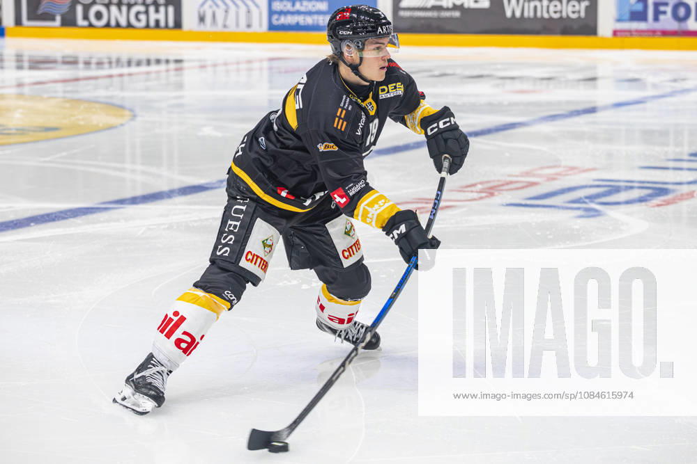 Rasmus Kupari of Lugano in action during the game between HC Lugano v HC Davos at the Corner Arena on October 16, 2026 in Lugano, Switzerland. Lugano Ticino Switzerland