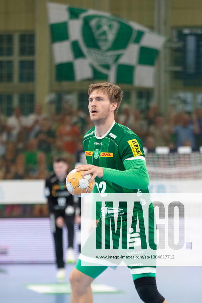Handball, HBL2: SC DHfK Leipzig - ASV Hamm-Westfalen; 16.10.2026 Franz Semper (32, SC DHfK Leipzig). Handball, 2. Bundesliga, Saison 2026 2027, 8. Spieltag: SC DHfK Leipzig vs. ASV Hamm-Westfalen am 16.10.2026 in der Quarterback Immobilien Arena Leipzig.