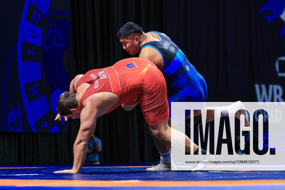 U23 World Championships 125kg FS - Coby Lazo Merrill (USA) df. Khachatur Khachatryan (ARM)