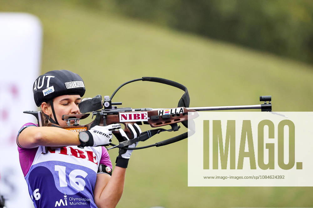 BIATHLON - Loop One Opening Festival MUNICH,GERMANY,17.OCT.26 - BIATHLON - Loop One Opening Festival. Image shows Dunja Zdouc (AUT). GEPAxpictures xThomasxBachun