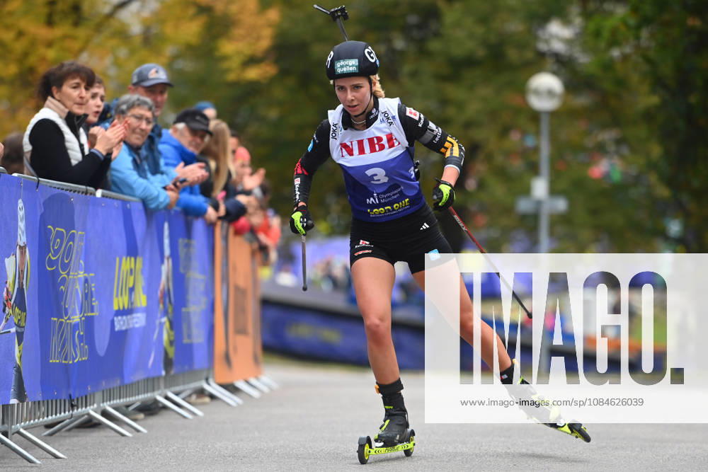 Johanna PUFF (GER),Aktion. Loop One-Biathlon Opening Festival im Olympiapark in Muenchen am 17.10.2026.