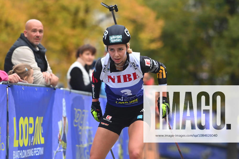 Johanna PUFF (GER),Aktion. Loop One-Biathlon Opening Festival im Olympiapark in Muenchen am 17.10.2026.