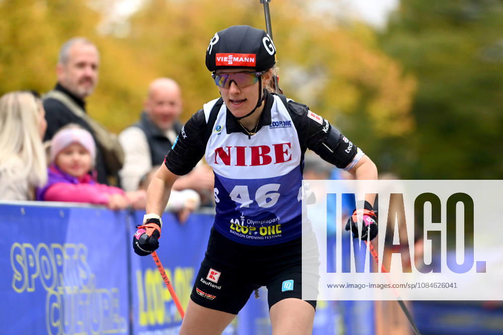 Janina HETTICH WALZ (GER),Aktion, Loop One-Biathlon Opening Festival im Olympiapark in Muenchen am 17.10.2026.