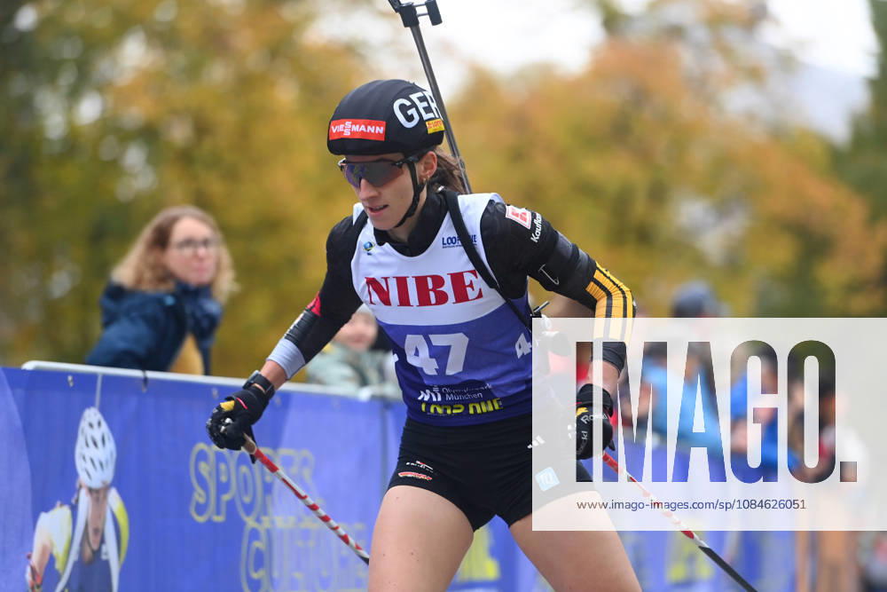 Vanessa VOIGT (GER),Aktion, Loop One-Biathlon Opening Festival im Olympiapark in Muenchen am 17.10.2026.