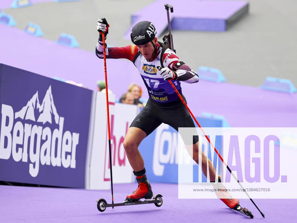 BIATHLON - Loop One Opening Festival MUNICH,GERMANY,17.OCT.26 - BIATHLON - Loop One Opening Festival. Image shows Dominic Unterweger (AUT). GEPAxpictures xThomasxBachun