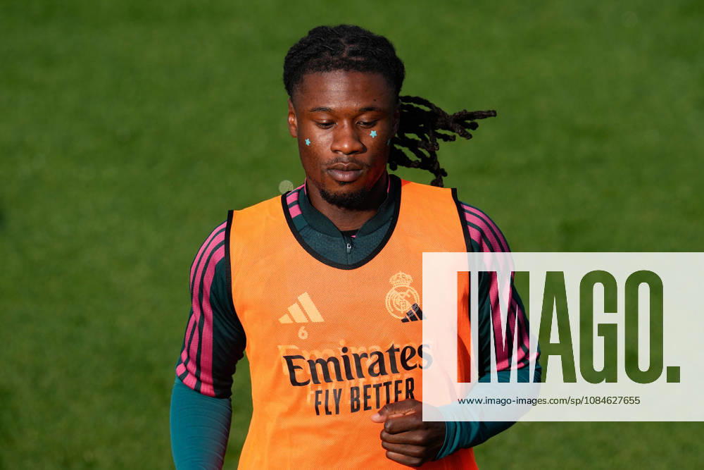 Eduardo Camavinga during the training day of Real Madrid ahead the Spanish League, LaLiga EA Sports, football match against Sevilla FC at Ciudad Deportiva Real Madrid on October 17, 2026, in Valdebebas, Madrid, Spain. Real Madrid Training And press conference, PK, Pressekonferenz - LaLiga Ea Sports - ZUMAa181 20261017_zaa_a181_076