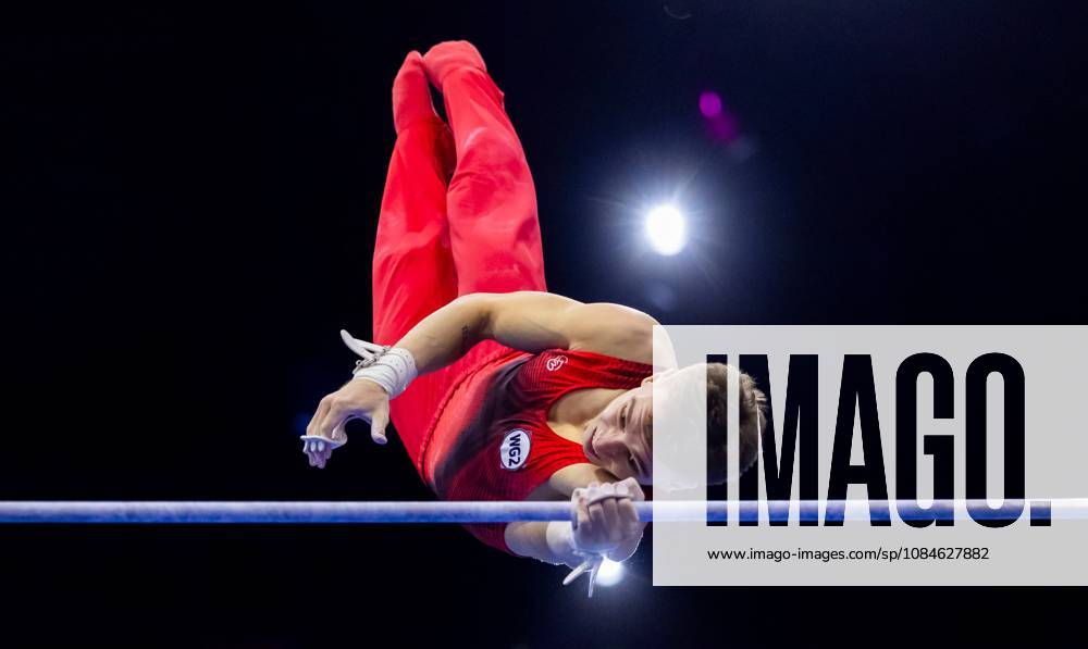 ROTTERDAM - Sergei Naidin (WG2) during the qualifications at the World Gymnastics Championships in Rotterdam Ahoy. IRIS VAN DEN BROEK ANP ANPxSportx IVx 572690615 originalFilename: 572690615