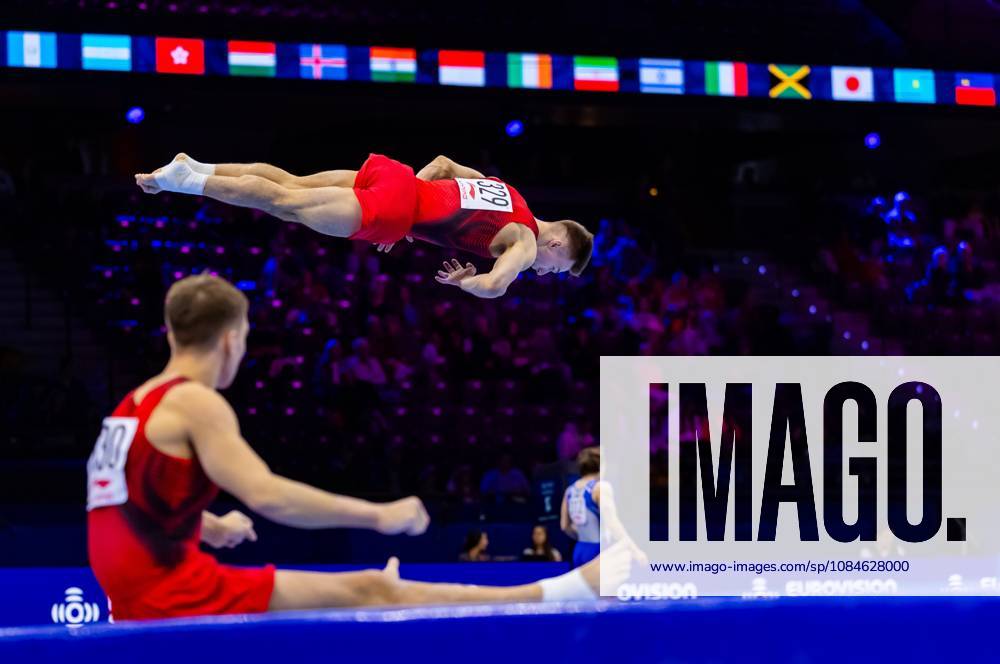 ROTTERDAM - The Russian gymnasts (WG2) during the qualifications at the World Gymnastics Championships in Rotterdam Ahoy. IRIS VAN DEN BROEK ANP ANPxSportx IVx 572691086 originalFilename: 572691086