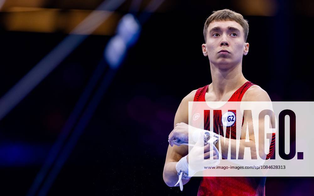 ROTTERDAM - Sergei Naidin (WG2) during the qualifications at the World Gymnastics Championships in Rotterdam Ahoy. IRIS VAN DEN BROEK ANP ANPxSportx IVx 572691609 originalFilename: 572691609