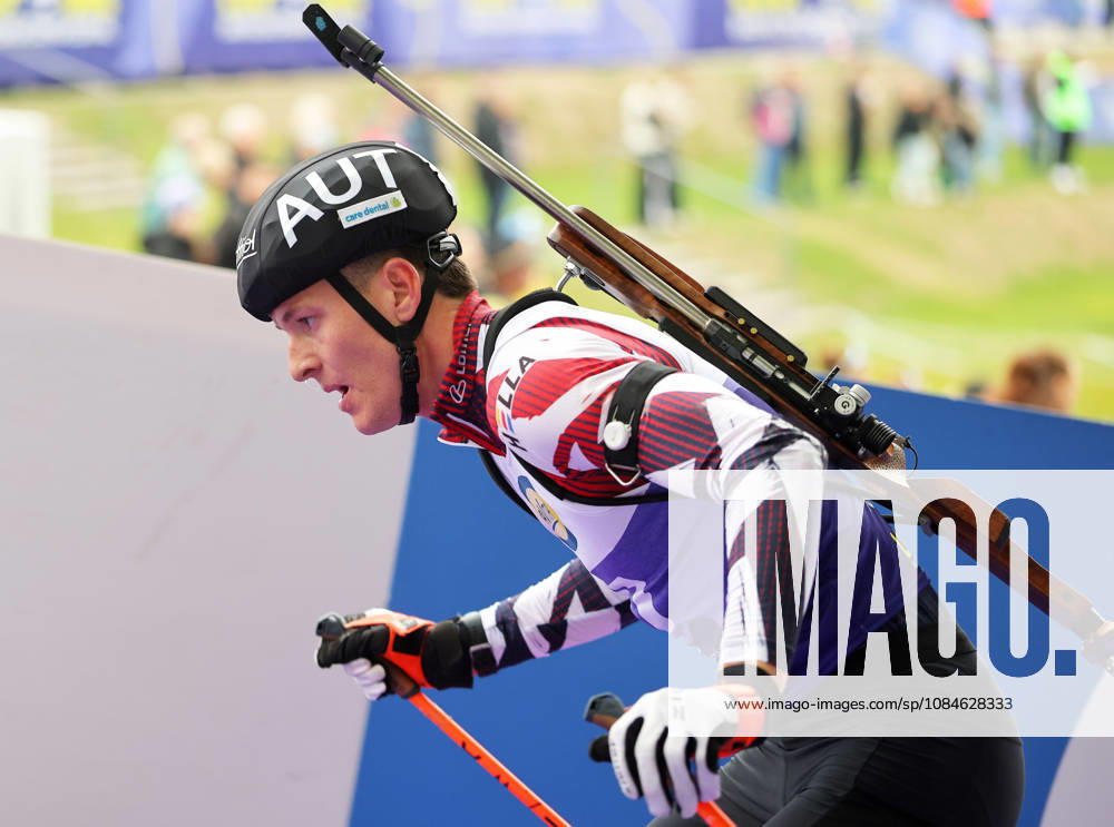 BIATHLON - Loop One Opening Festival MUNICH,GERMANY,17.OCT.26 - BIATHLON - Loop One Opening Festival. Image shows Dominic Unterweger (AUT). GEPAxpictures xThomasxBachun