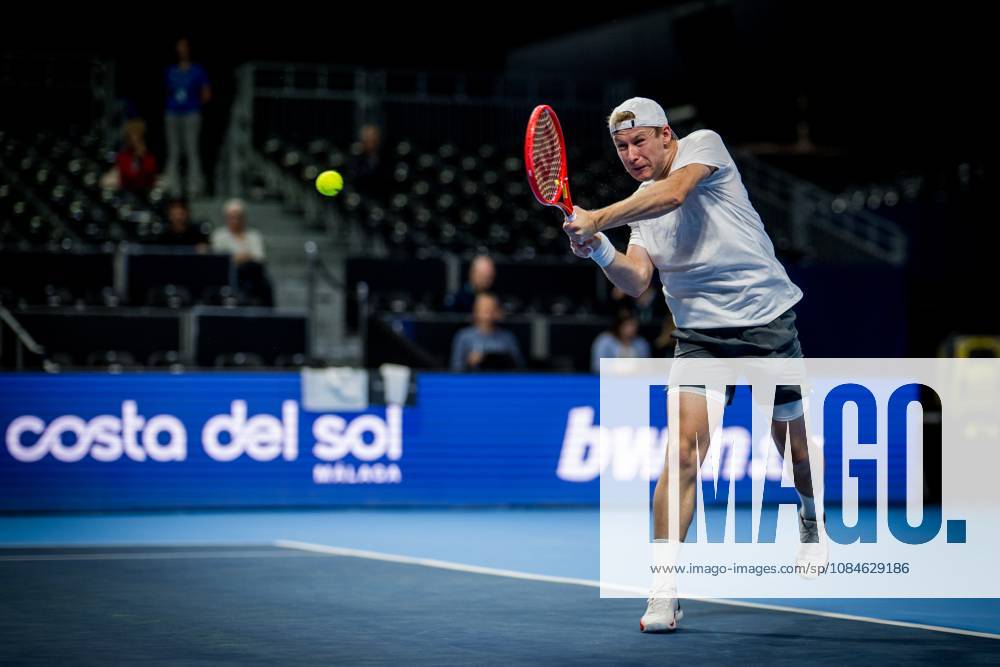 Gauthier Onclin of Belgium pictured in action during the European Open ATP, Tennis Herren tennis tournament in Brussels, on Saterday 17 October. This year s edition of the tournament is taking place from 17 to 25 October JASPERxJACOBS x190069745x