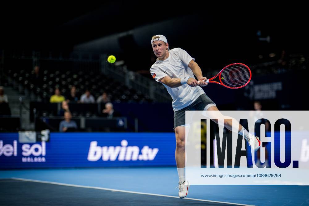 Gauthier Onclin of Belgium pictured in action during the European Open ATP, Tennis Herren tennis tournament in Brussels, on Saterday 17 October. This year s edition of the tournament is taking place from 17 to 25 October JASPERxJACOBS x190069753x