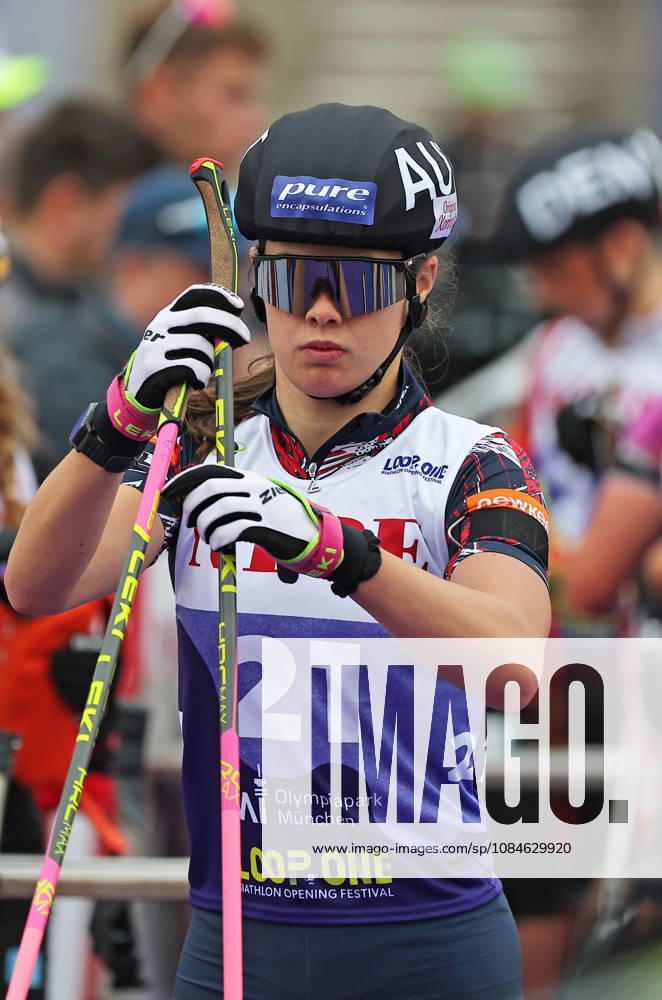 BIATHLON - Loop One Opening Festival MUNICH,GERMANY,17.OCT.26 - BIATHLON - Loop One Opening Festival. Image shows Anna Andexer (AUT). GEPAxpictures xThomasxBachun