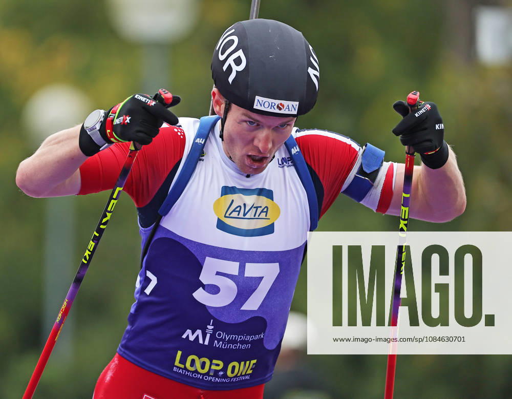 BIATHLON - Loop One Opening Festival MUNICH,GERMANY,17.OCT.26 - BIATHLON - Loop One Opening Festival. Image shows Johan-Olav Smoerdal Botn (NOR). GEPAxpictures xThomasxBachun