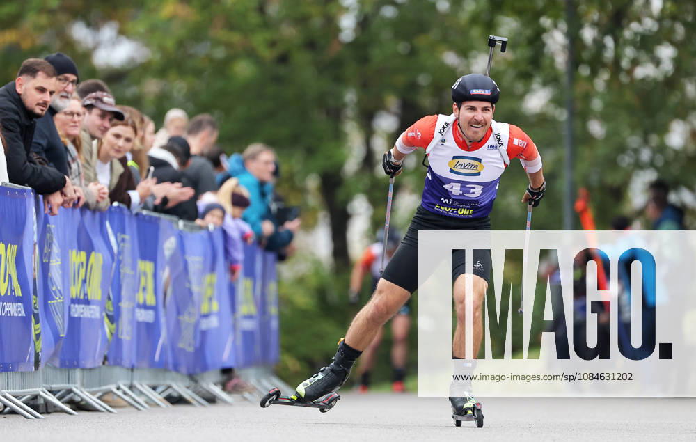BIATHLON - Loop One Opening Festival MUNICH,GERMANY,17.OCT.26 - BIATHLON - Loop One Opening Festival. Image shows Joscha Burkhalter (SUI). GEPAxpictures xThomasxBachun
