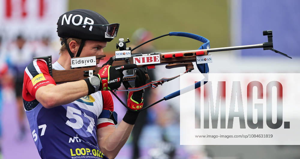 BIATHLON - Loop One Opening Festival MUNICH,GERMANY,17.OCT.26 - BIATHLON - Loop One Opening Festival. Image shows Johan-Olav Smoerdal Botn (NOR). GEPAxpictures xThomasxBachun