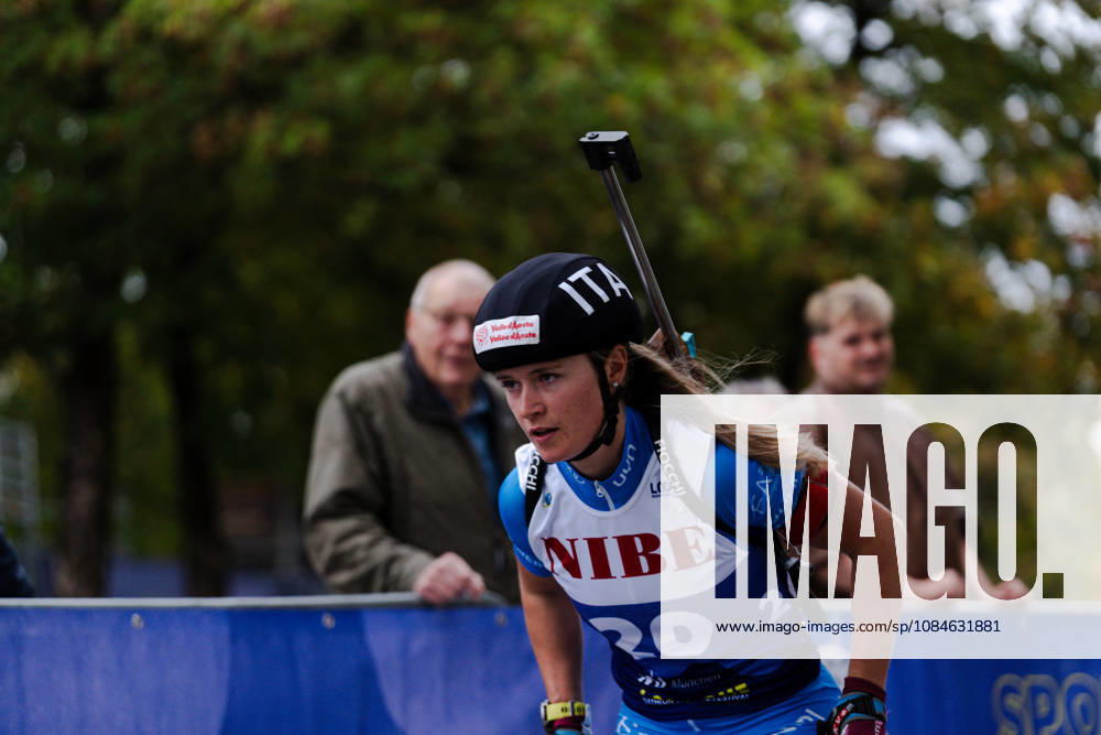 GER, Biathlon, Frauen, IBU Biathlon Loop One Festival 2026, Saison 2026 2027, Super Sprint Qualifikation Damen Martina Trabucchi ( ITA, 20 ) im Portrait München Olympiapark Bayern Deutschland