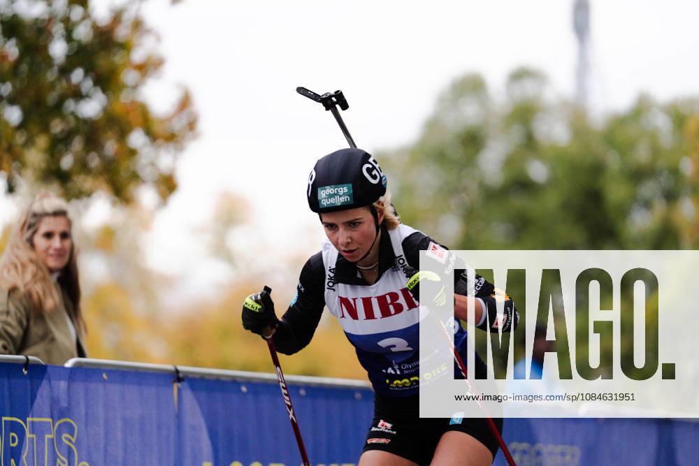 GER, Biathlon, Frauen, IBU Biathlon Loop One Festival 2026, Saison 2026 2027, Super Sprint Qualifikation Damen Johanna Puff ( DEU, 3 ) im Portrait München Olympiapark Bayern Deutschland