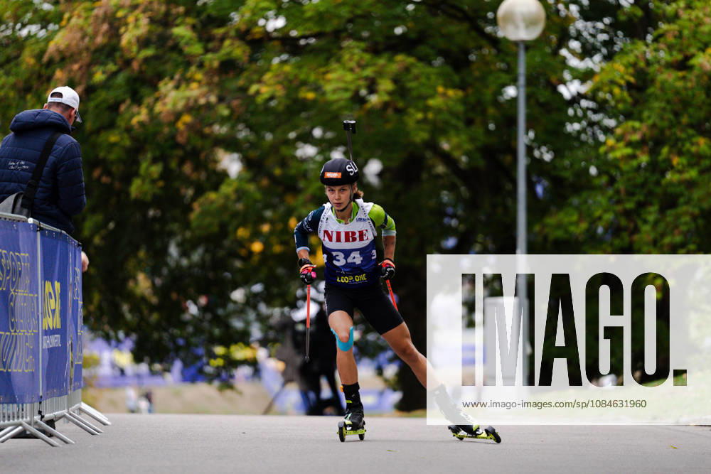 GER, Biathlon, Frauen, IBU Biathlon Loop One Festival 2026, Saison 2026 2027, Super Sprint Qualifikation Damen Lena Repinc ( SVN, 34 ) im Anstieg München Olympiapark Bayern Deutschland