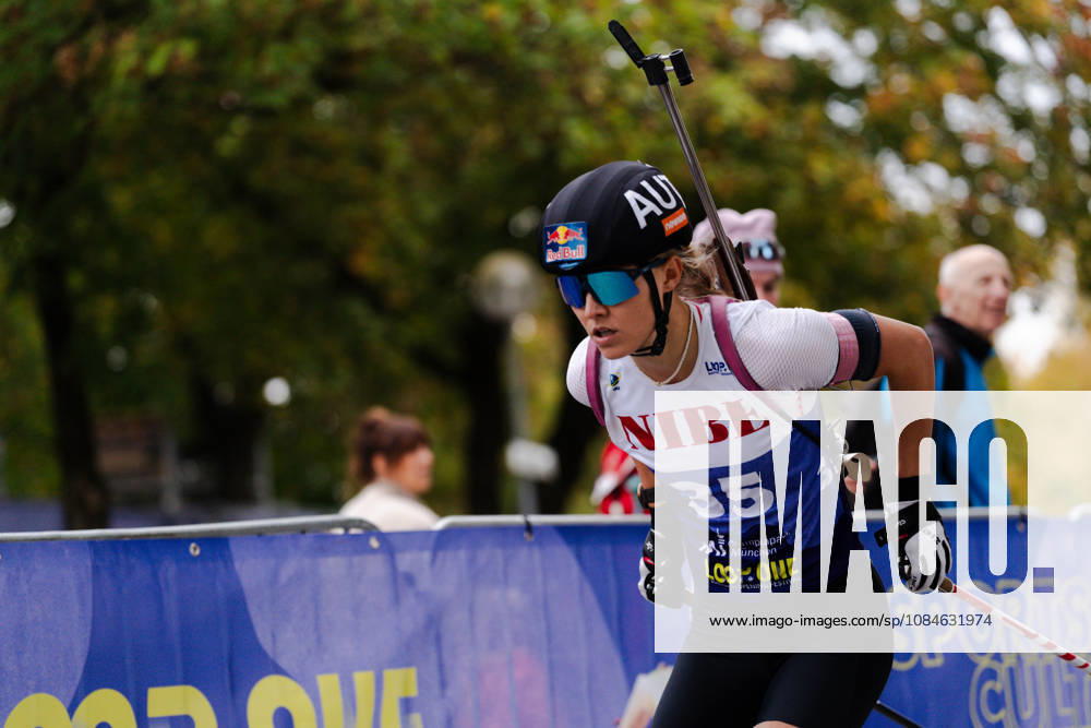 GER, Biathlon, Frauen, IBU Biathlon Loop One Festival 2026, Saison 2026 2027, Super Sprint Qualifikation Damen Anna Gandler ( AUT, 35 ) im Portrait München Olympiapark Bayern Deutschland