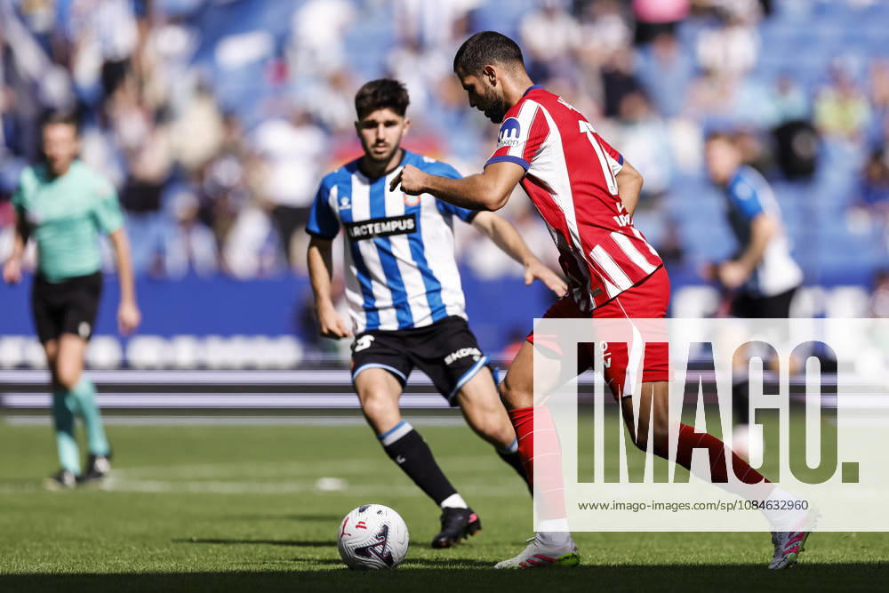 David Hancko of Atletico de Madrid in action during the Spanish league, LaLiga EA Sports, football match played between RCD Espanyol and Atletico de Madrid at RCDE Stadium on October 17, 2026 in Cornella, Spain. Cornella SPAIN - ZUMAa181 20261017_zaa_a181_115