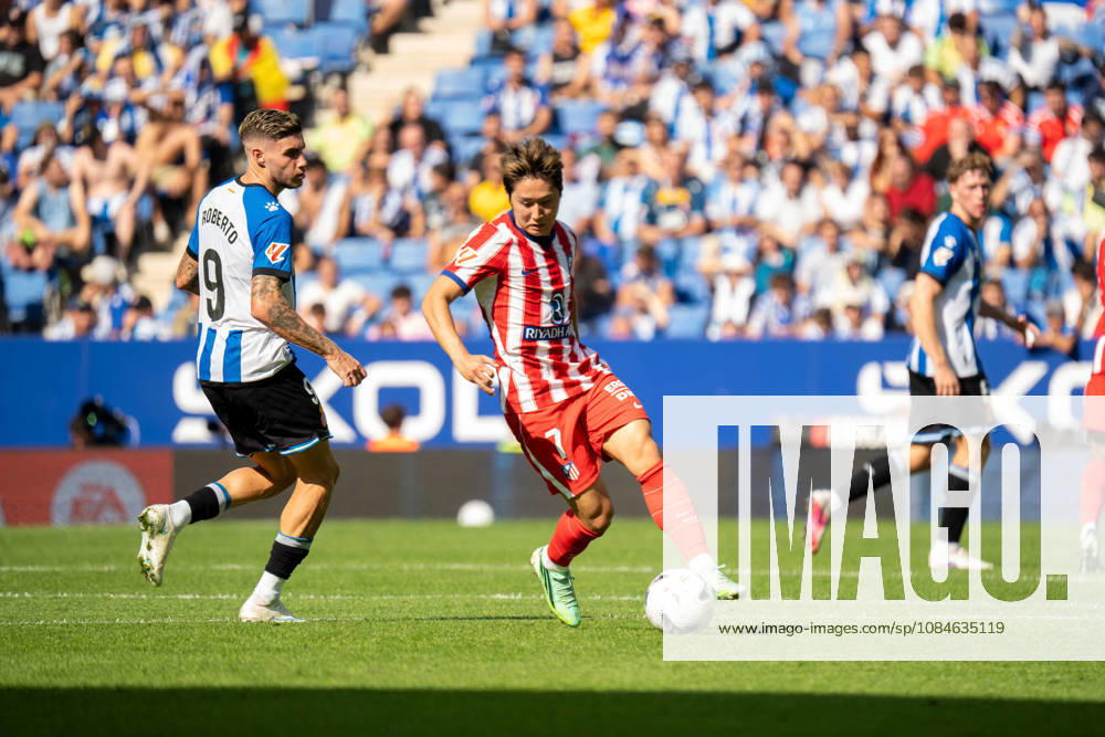 RCD Espanyol vs AT Madrid, Barcelona, RCDE Stadium October 17, La Liga EA Sports. Spain Kang-in Lee of Atletico de Madrid in action against RCD Espanyol during the LaLiga EA Sports matchday at RCDE Stadium on October 17, 2026, in Barcelona, Spain., Credit: 2026 Ãvan Sanchez Jimenez Ivan Sanchez Avalon