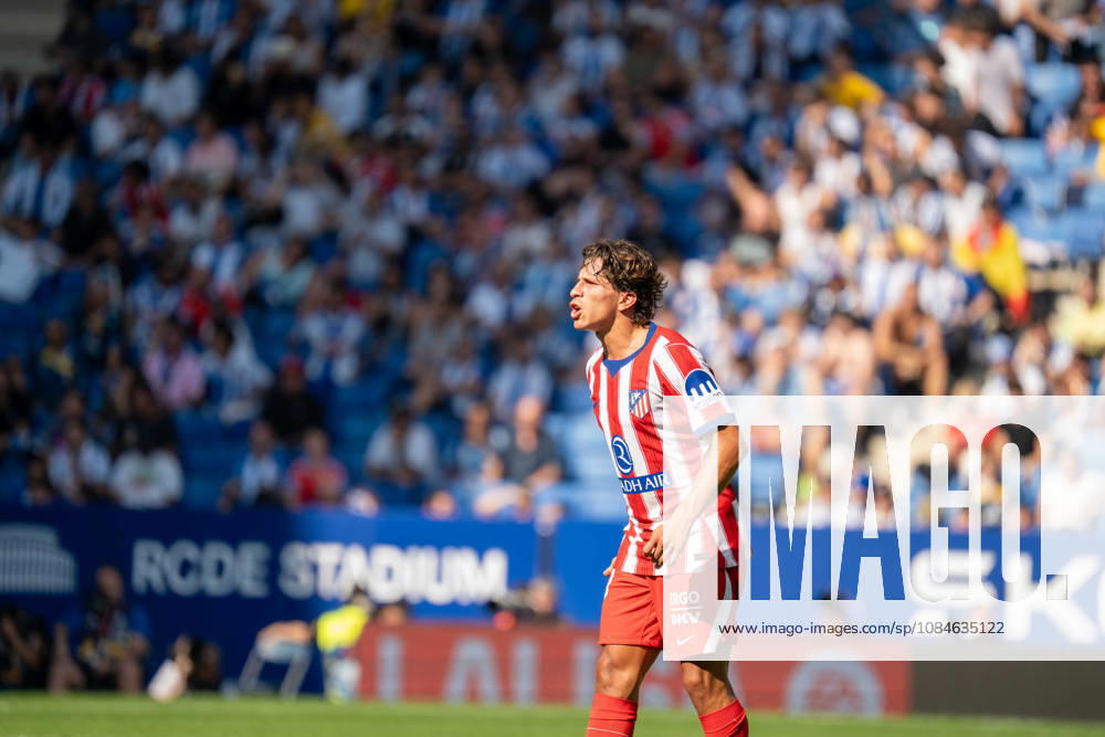 RCD Espanyol vs AT Madrid, Barcelona, RCDE Stadium October 17, La Liga EA Sports. Spain Giuliano Simeone of Atletico de Madrid during the LaLiga EA Sports matchday 9 fixture between RCD Espanyol and Atletico de Madrid at RCDE Stadium on October 17, 2026, in Barcelona, Spain., Credit: 2026 Ãvan Sanchez Jimenez Ivan Sanchez Avalon