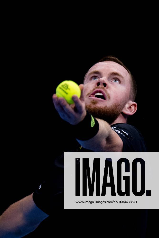 Remy Bertola of Switzerland pictured in action during the European Open ATP, Tennis Herren tennis tournament in Brussels, on Saterday 17 October. This year s edition of the tournament is taking place from 17 to 25 October JASPERxJACOBS x190081537x