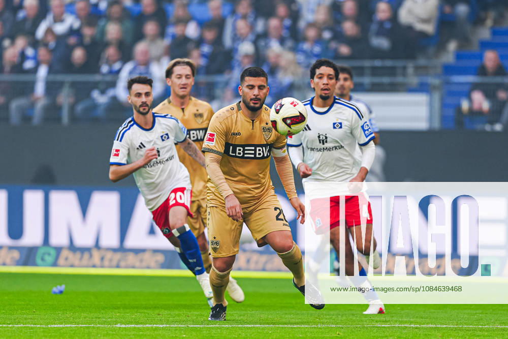 Deniz Undav (VfB Stuttgart, 26) GER, Hamburger SV vs. VfB Stuttgart, Fußball, 1. Bundesliga, Spieltag 06, Saison 2026 2027, 17.10.2026 DFL REGULATIONS PROHIBIT ANY USE OF PHOTOGRAPHS AS IMAGE SEQUENCES AND OR QUASI-VIDEO GER, Hamburger SV vs. VfB Stuttgart, Fußball, 1. Bundesliga, Spieltag 06, Saison 2026 2027, 17.10.2026 Hamburg