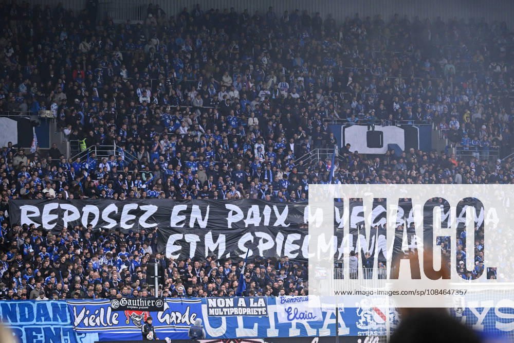 RC Strasbourg Alsace v Paris Saint-Germain - Ligue 1 McDonald s 2026 2027 Hommage PATRICK SPIELMANN - General view of Stade de la Meinau during Ligue 1 McDonald s match between Strasbourg and Paris at Stade de la Meinau on October 17, 2026 in Strasbourg, France. Strasbourg France