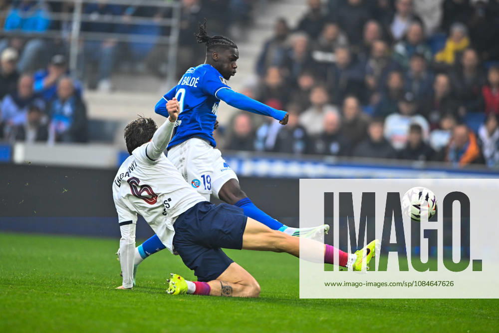 RC Strasbourg Alsace v Paris Saint-Germain - Ligue 1 McDonald s 2026 2027 Fabio BALDE of Strasbourg during Ligue 1 McDonald s match between Strasbourg and Paris at Stade de la Meinau on October 17, 2026 in Strasbourg, France. Strasbourg France