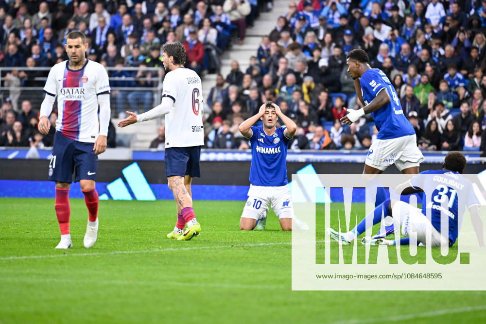 RC Strasbourg Alsace v Paris Saint-Germain - Ligue 1 McDonald s 2026 2027 Giovanni RAYNA of Strasbourg during Ligue 1 McDonald s match between Strasbourg and Paris at Stade de la Meinau on October 17, 2026 in Strasbourg, France. Strasbourg France