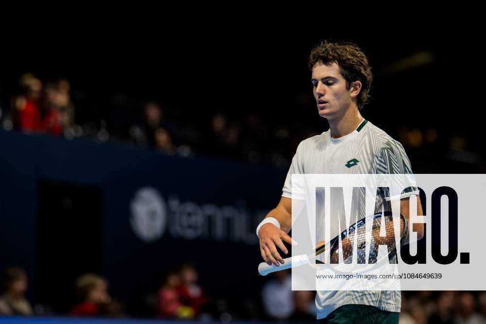 Gilles-Arnaud Bailly of Belgium pictured in action during the European Open ATP, Tennis Herren tennis tournament in Brussels, on Saterday 17 October. This year s edition of the tournament is taking place from 17 to 25 October JASPERxJACOBS x190089287x