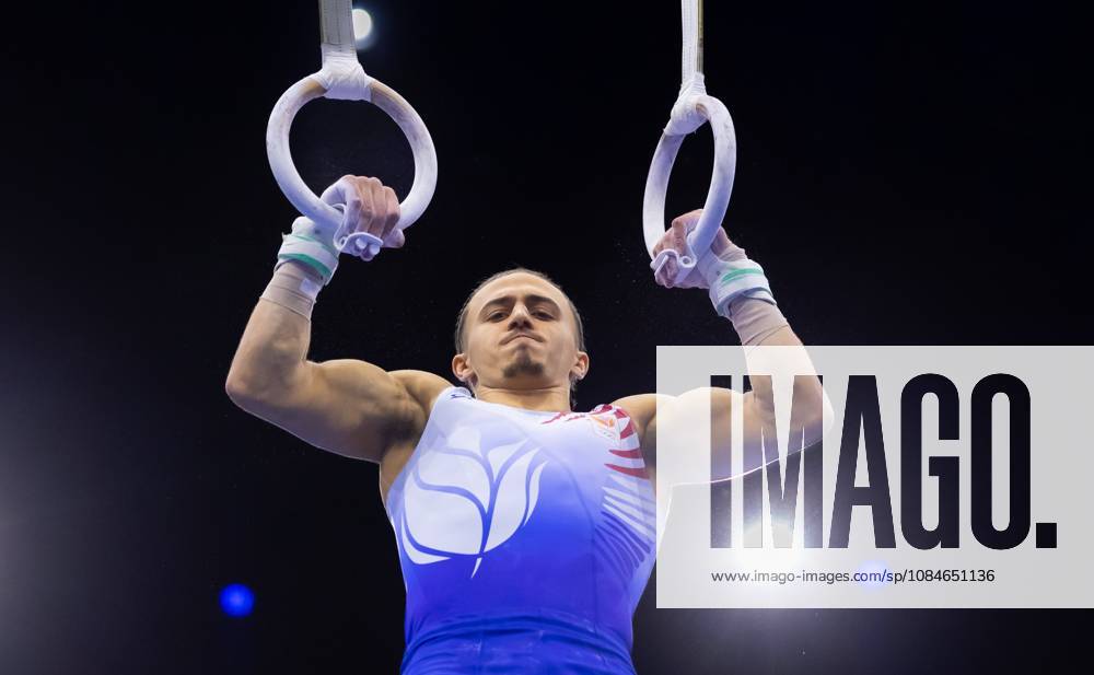 ROTTERDAM - Amine Abaidi during the qualifications at the World Gymnastics Championships in Rotterdam Ahoy. IRIS VAN DEN BROEK ANP ANPxSportx IVx 572725378 originalFilename: 572725378