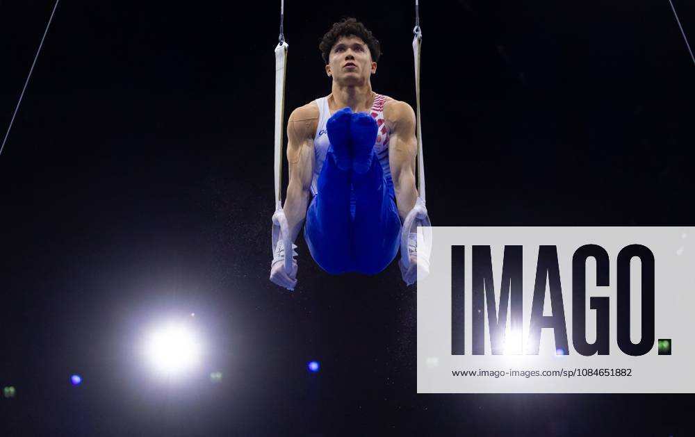 ROTTERDAM - Jermain Gruenberg during the qualifications at the World Gymnastics Championships in Rotterdam Ahoy. IRIS VAN DEN BROEK ANP ANPxSportx IVx 572725449 originalFilename: 572725449