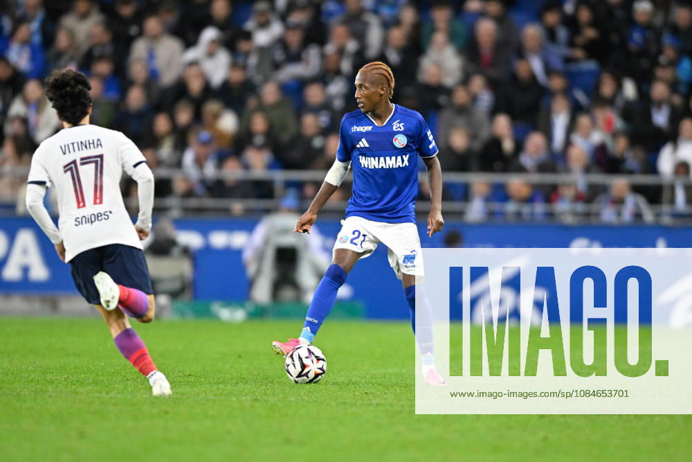 RC Strasbourg Alsace v Paris Saint-Germain - Ligue 1 McDonald s 2026 2027 Demba DIOP of Strasbourg during Ligue 1 McDonald s match between Strasbourg and Paris at Stade de la Meinau on October 17, 2026 in Strasbourg, France. Strasbourg France